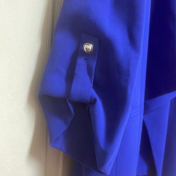 Chelsea & Theodore Woman Sapphire Blue Jacket - Picture 3 of 5